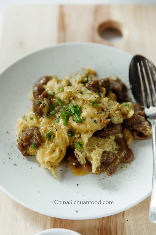 Beef with Scrambled Egg