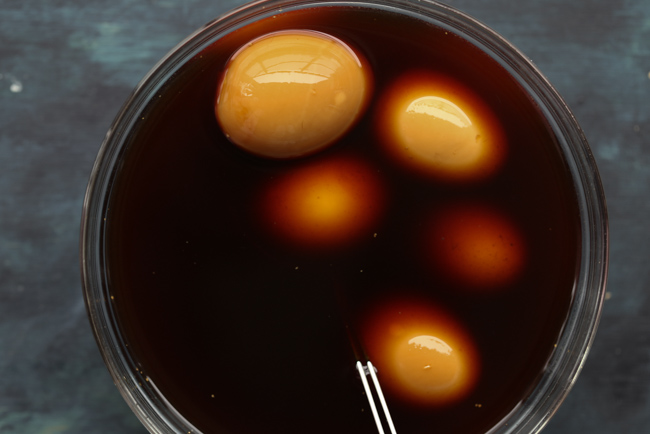 soy sauce eggs