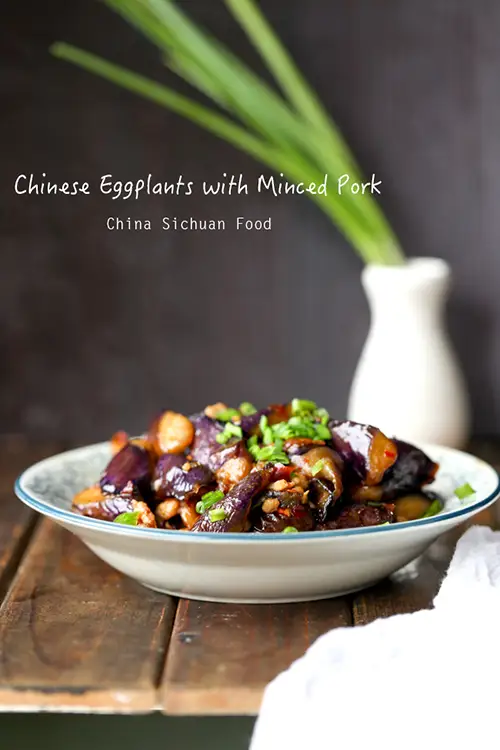 eggplants with minced pork
