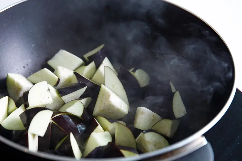 eggplants with minced pork