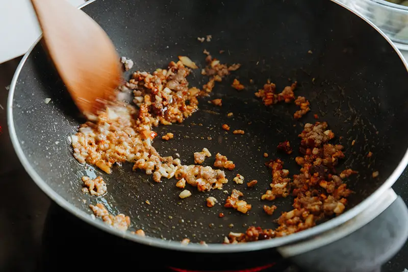 eggplants with minced pork