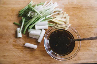 scallion and ginger braised tofu|chinasichuanfood.com