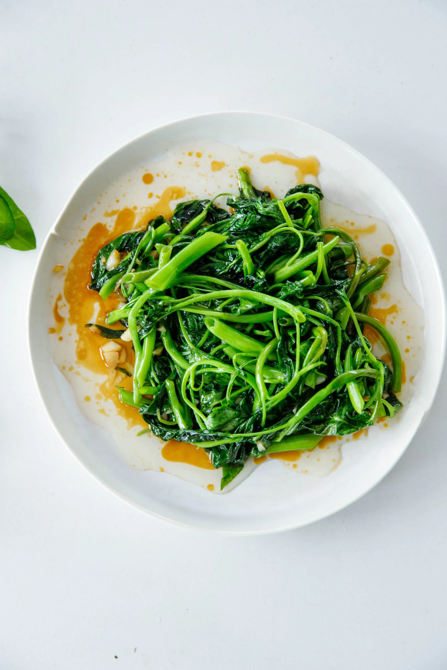 water spinach stir fry