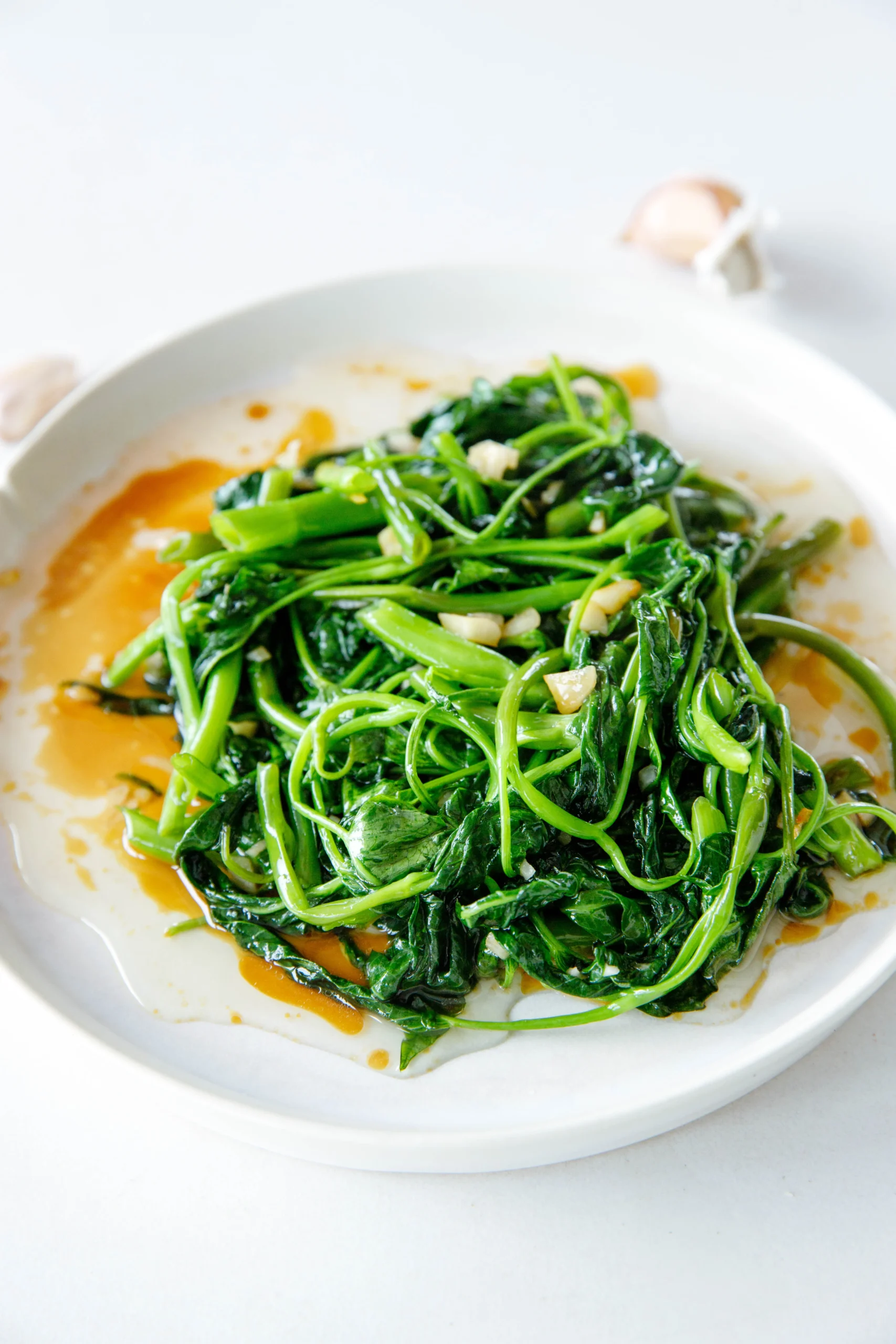 water spinach stir fry